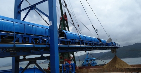 Correia larga do cimento móvel interurbano de carvão do minério de ferro do transporte de correia de transferência
