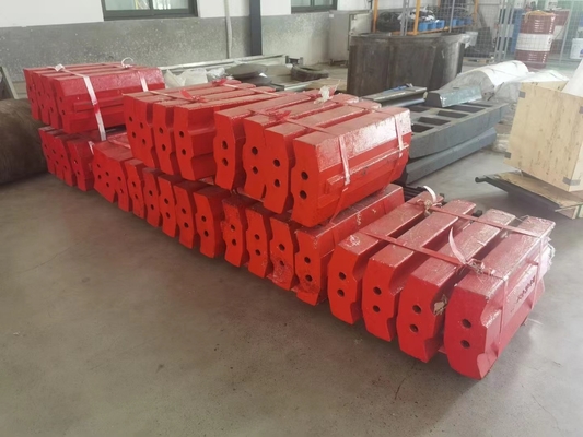 Peças da máquina do triturador do quadro da aranha, peças sobresselentes altas do triturador de martelo do cromo