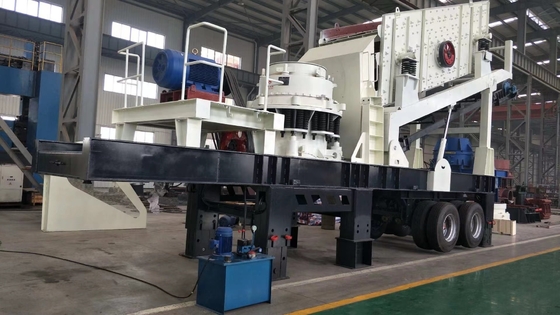 Máquina de esmagamento portátil da construção do triturador da planta de PEW1100 300Kw na mineração e na pedreira