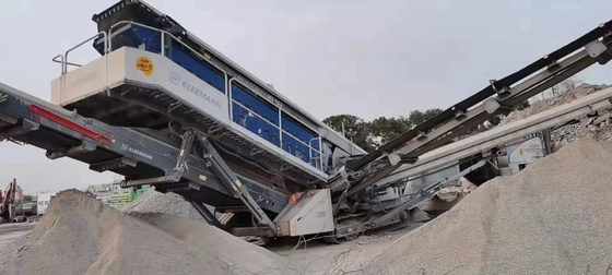 Rocha portátil o triturador móvel usado MR110 Z EVO2 montado sobre trilhos fez em 2018