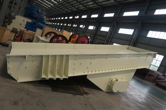 Máquina alimentadora vibratória de 580 mm ZSW1149 modelo grande capacidade, alimentador de tela vibratória
