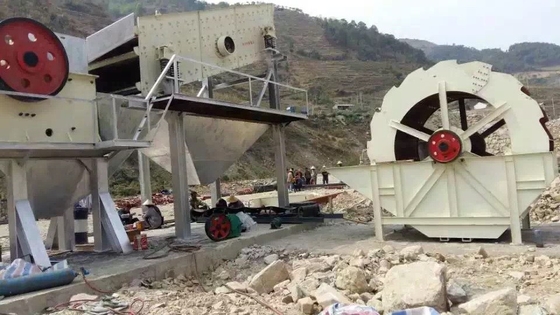 80 separador de tela do Trommel do ouro da mineração da pequena escala do equipamento da tela de vibração de TPH 380V