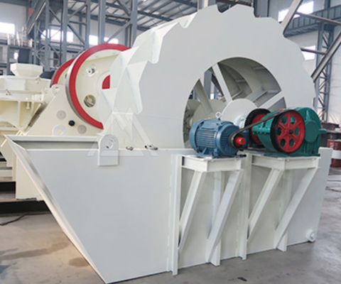 Tipo máquina de vibração elétrica 50 TPH 5.5kw da roda da peneira da areia para a construção