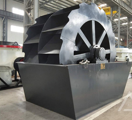 Máquina de lavar espiral da areia do ouro da máquina 7.5kw 180 TPH da tela de vibração da roda