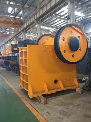 Máquina do triturador de maxila da areia de quartzo, equipamento fixo do triturador da mineração da rocha do conjunto completo