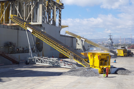 Multi função que empilha o descarregamento maioria da carga do portador do navio do transporte de correia B650 de transferência