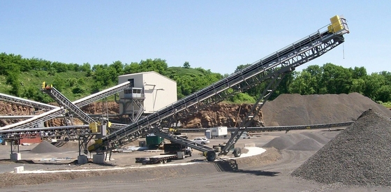 mina de carvão Mini Conveyors portátil do transporte de correia de transferência de 20kw 80TPH PE200 PE500