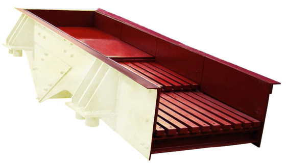 alimentador de mineração amplamente utilizado, alimentador de vibração eletromagnético do avental de 600mm GZT 1148 do urso