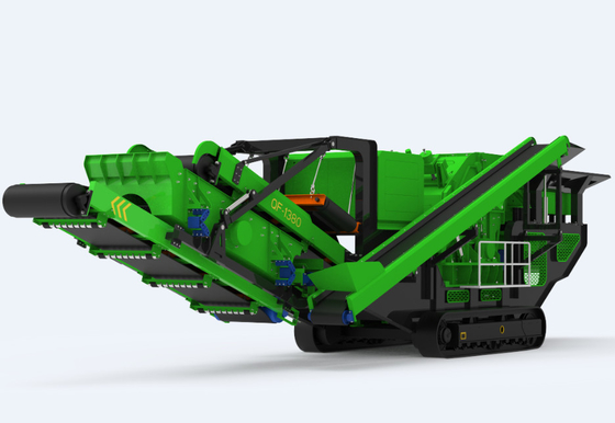 279Kw triturador portátil de mineração da rocha da maxila da planta do esmagamento e de exame de 230 t/h