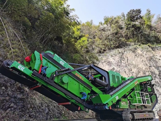 279Kw triturador portátil de mineração da rocha da maxila da planta do esmagamento e de exame de 230 t/h