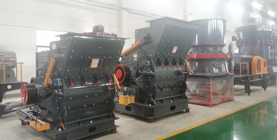 80-100 máquina do triturador de martelo da rocha do T/H para a construção de mineração da pedra da rocha da areia do metal